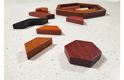 LMC Products لعبة الألغاز الخشبية سداسية الشكل من LMC Products - Image 5