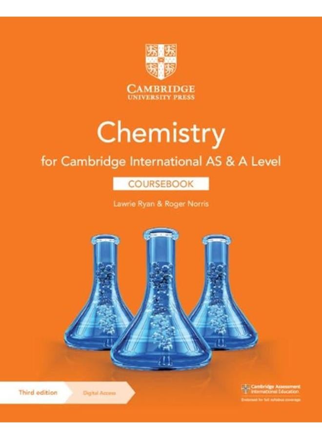 Cambridge International AS & A Level Chemistry Coursebook with Digital Access 2 Years Ed 3