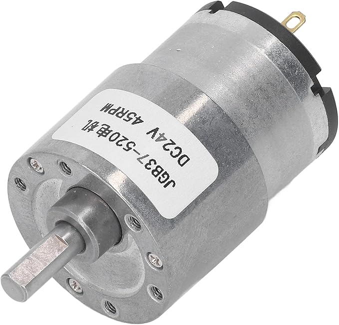 Self Locking Gear Motor Reversible DC Speed Reduction Motor 45RPM - Image 1