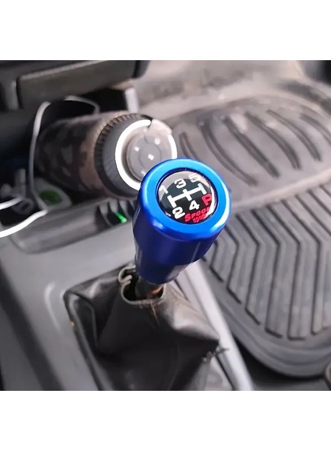 Purple Universal Shift Knob 5 Speed Manual Gear Shift Lever Car Modification Wave Pattern - Image 3