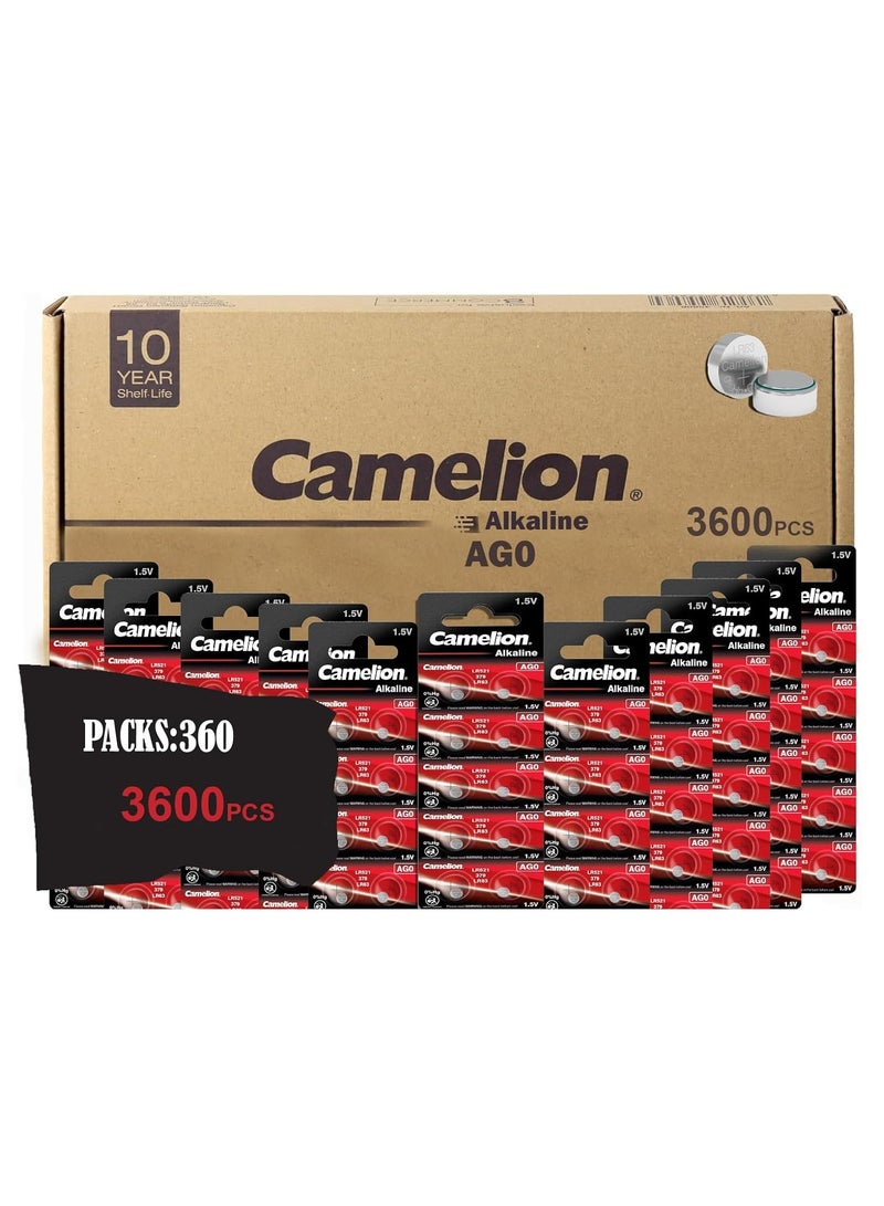 Camelion Camelion alkaline button cell batteries AG0 360 Packs - Image 1