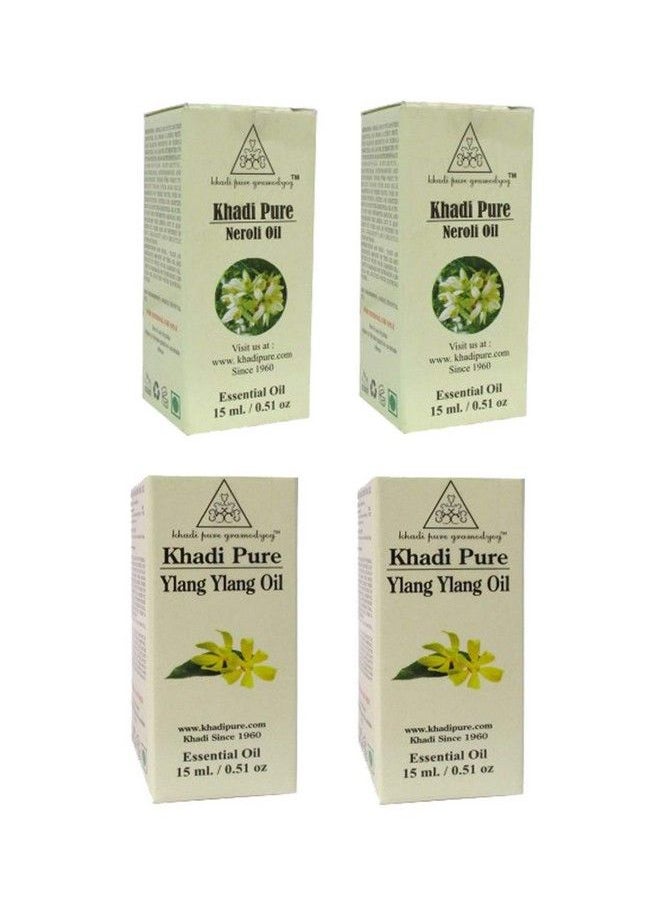 Khadi Pure Neroli & Ylang Ylang Essential Oil 15 Ml (Pack Of 4)  - Image 1