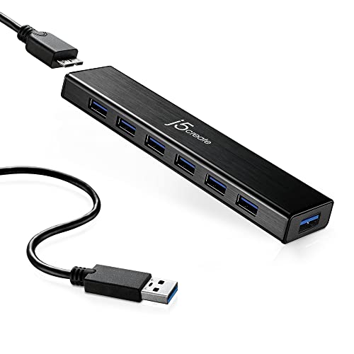 j5create USB3.0 SuperSpeed 7-port HUB JUH377 - Image 1