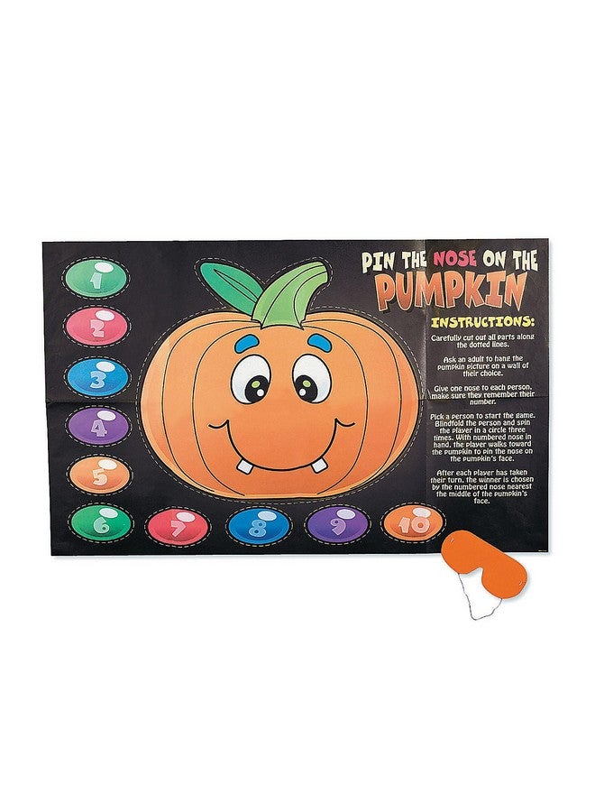 Fun Express Halloween Game Pin The Nose On The Pumpkin (up to 10 Players) - Image 2