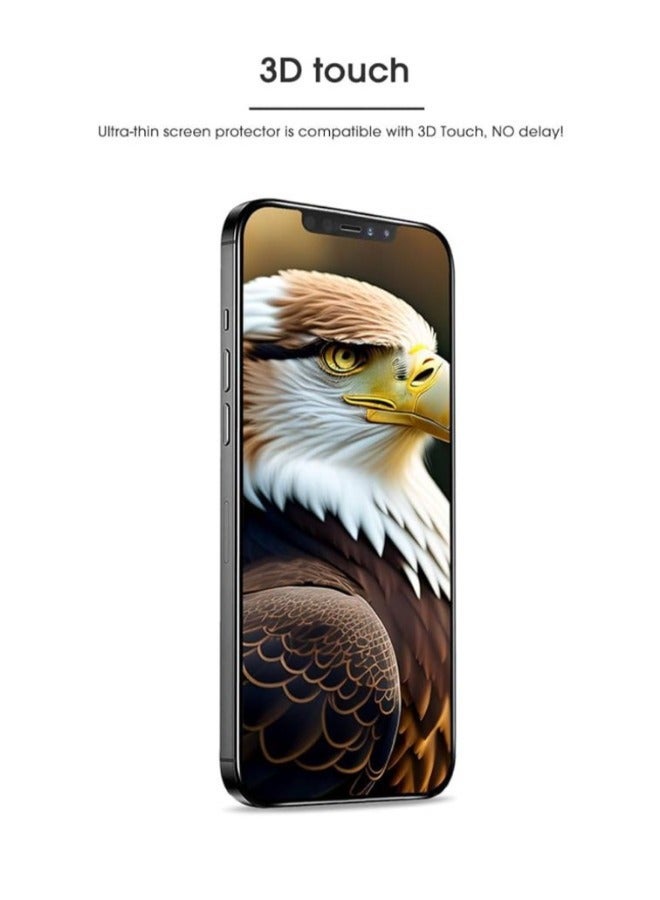 واقي شاشة سيراميك لآيفون 13 برو ماكس (iPhone 13 Pro Max) مضاد للكسر و الخدش و بوضوح عالي, حماية قصوى للشاشة من الخدوش والكسر من بيتر - Image 5