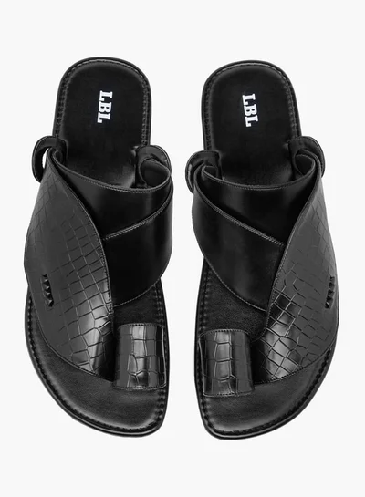 LBL by Shoexpress Men Textured Slip-On Arabic Sandals
