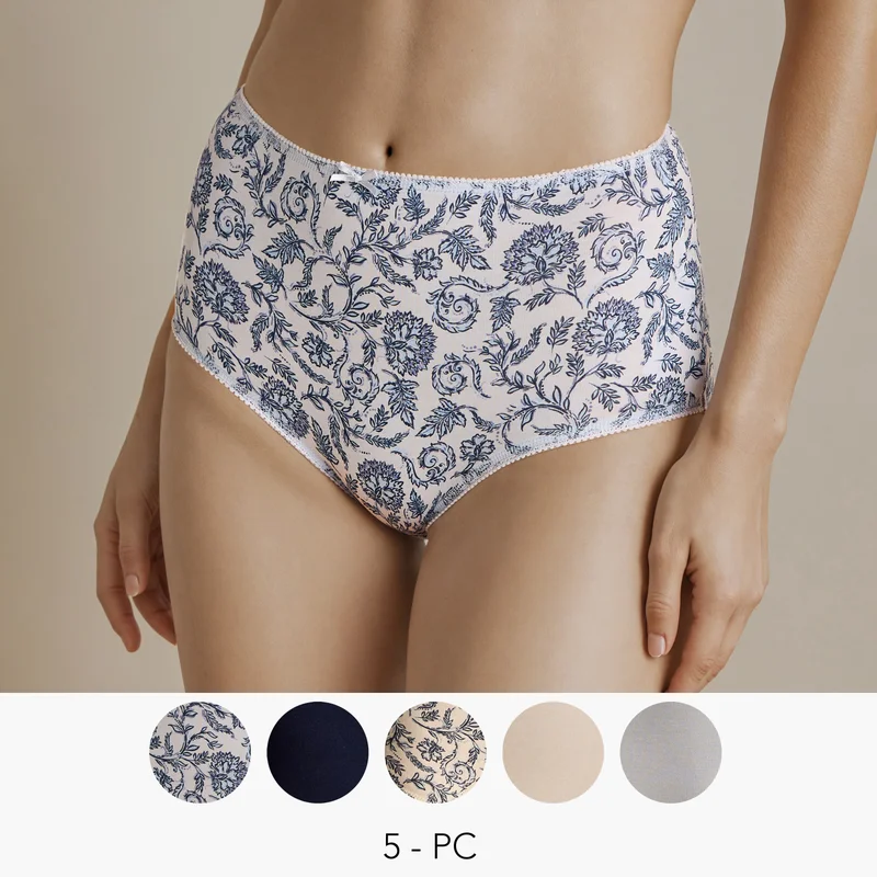 أدريا Set of 5 - Assorted Full Briefs