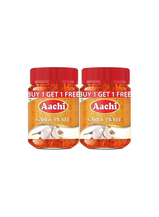 Aachi Aachi Garlic Pickle – 200g (Buy 1 Get 1 Free) | Spicy & Tangy South Indian-Style Poondu Urugai