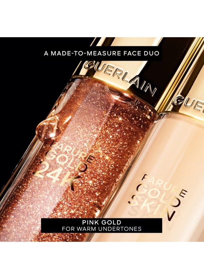 غيرلان برايمر ترطيب البشرة من جيرلان، بارور جولد، 24 قيراط، معزز الإشراقة والكمال، وردي ذهبي - Image 3