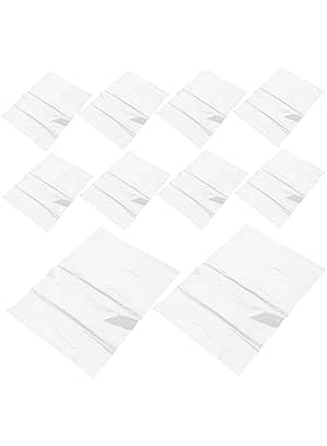 Luxshiny 100pcs PVC Shrink Wrap Heat Seal Bags For Soap Bottle And Essential Oil Storage - Image 1