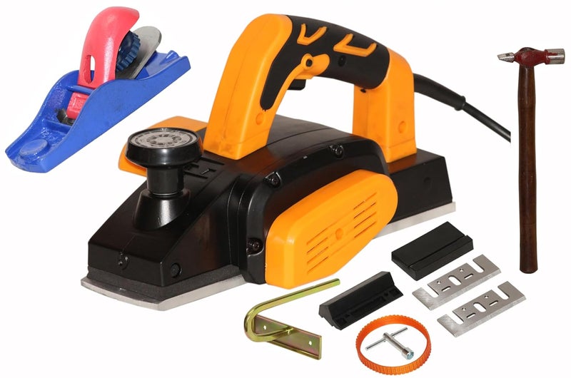 Digital Craft Digital Craft Wood Planer 800W Machine of Carpentry HighPower MultiFunction Electric Planer Professional Woodworking Machine Electric Wood Planer Machine 82mmHammer 200 gm5Inch Hand Planer 