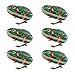 HYSTYLE 6 Pcs Clockwork Spring Frog Green Metal Jumping Wind Up Frog Desktop Decor Party Favors - Image 2