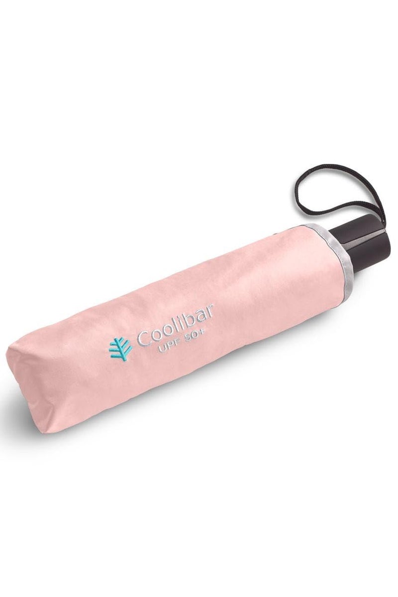 Coolibar Travel Umbrella - UPF 50+ Sun Protection - Sodalis in Light Rose - Image 1
