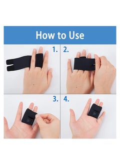 Y&D 2 Pack Finger Splint, Reusable Support Sleeves for Sport Injuries, Adjustable Elastic Trigger Splints basketball volleyball tennis  - Image 4