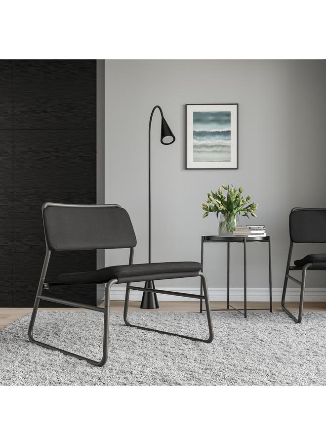 Zaboon Easy chair, Vissle dark grey - Image 3
