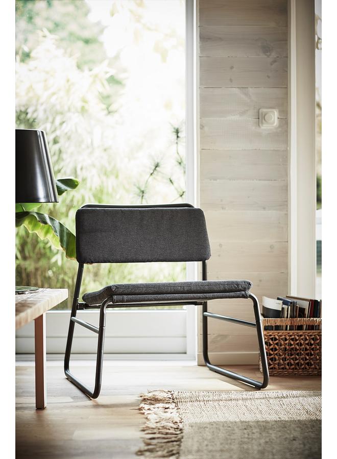 Zaboon Easy chair, Vissle dark grey - Image 2