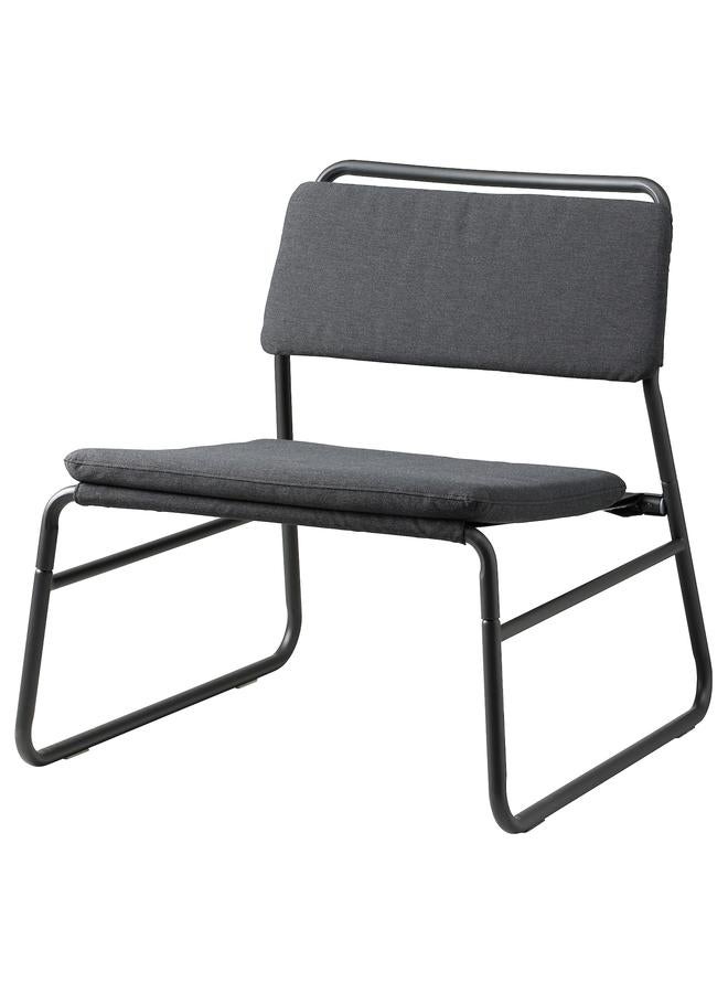 Zaboon Easy chair, Vissle dark grey - Image 1