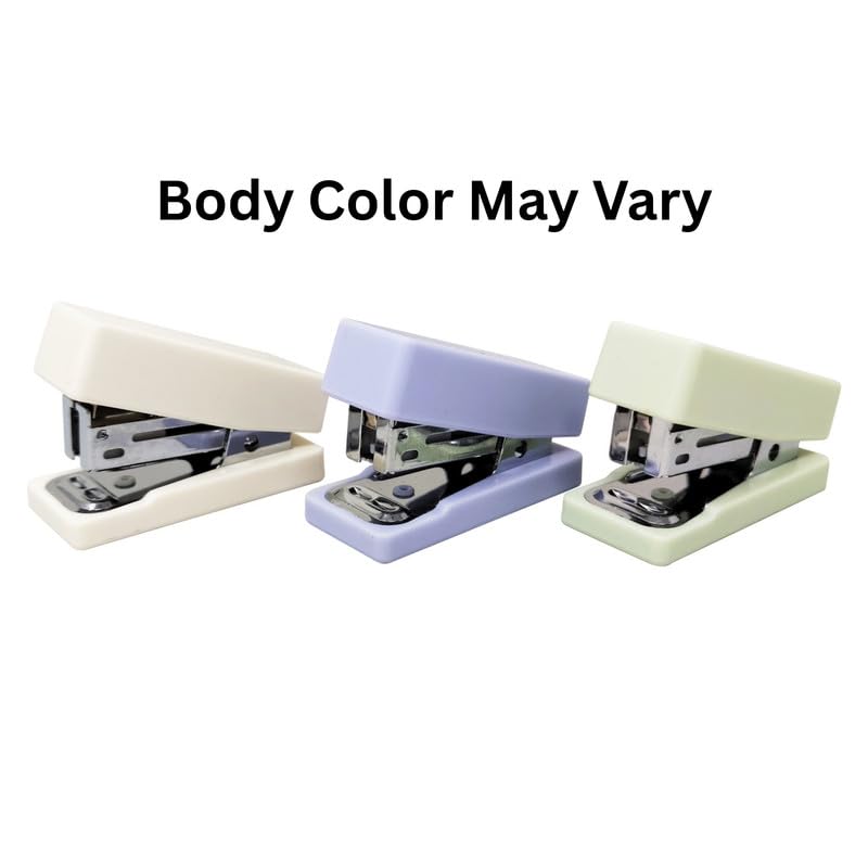 NUOVI Mini Stapler Set | Stapler with 500 Staples Each | Quick-Load Mechanism | Ideal for School, Office & Gifting (Pack of 2) - Image 3