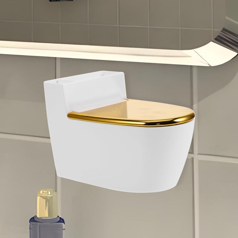 Wall Mounted Toilet Shaped Ashtray Cute Bathroom Smoking Holder Fireproof Decorative Home Ash Container - Image 5
