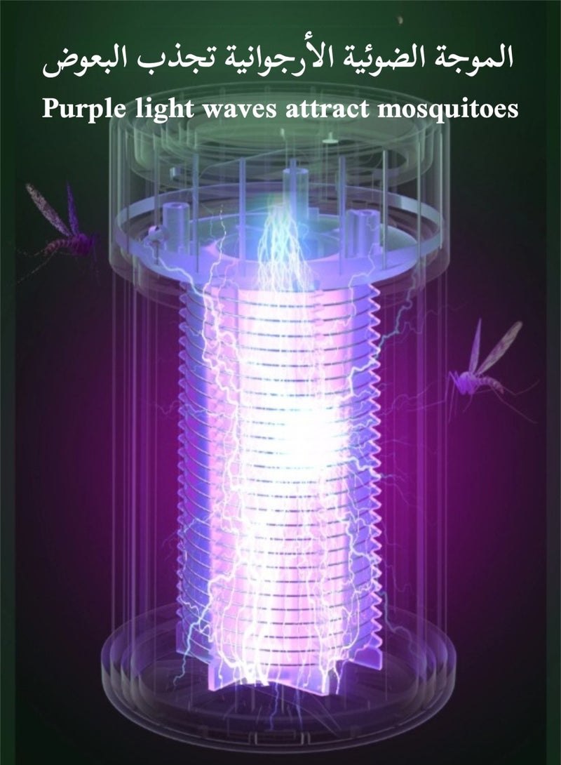 Generic Bug Zapper /Mosquito Killer Lamp Portable Mosquito Trap With Led-Uv Light Technology To Attract Mosquitoes And Flies Electronic Mosquito Trap For Camping, Indoor, And Outdoor  - Image 4