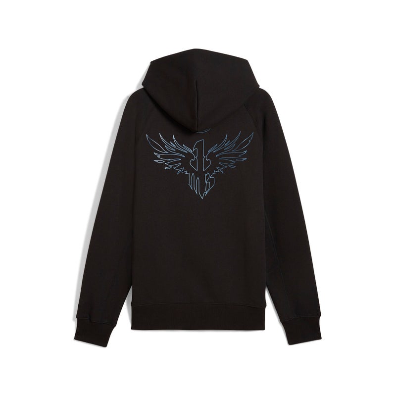 PUMA Melo Alwayz On Mens Black Basketball Hoodie - Image 2