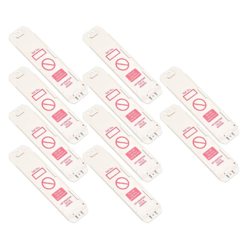 10 قطعة من علامات فحص سلامة السقالات، حامل حالة السقالات المقاوم للماء - Image 3