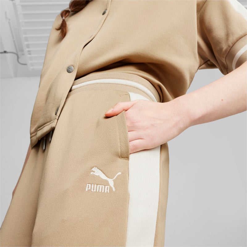PUMA T7 Womens Beige Track Pants - Image 5