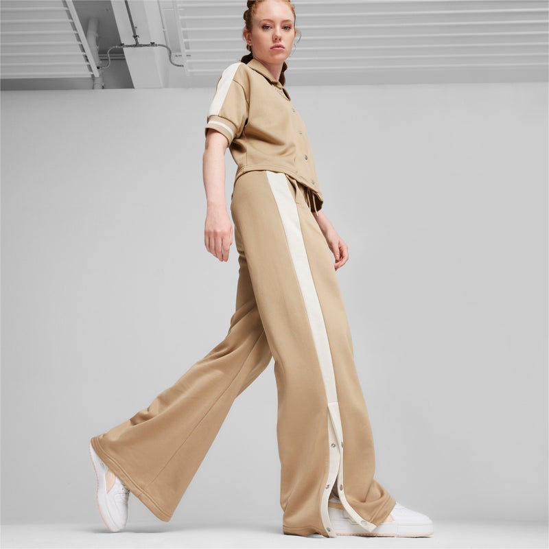 PUMA T7 Womens Beige Track Pants - Image 4