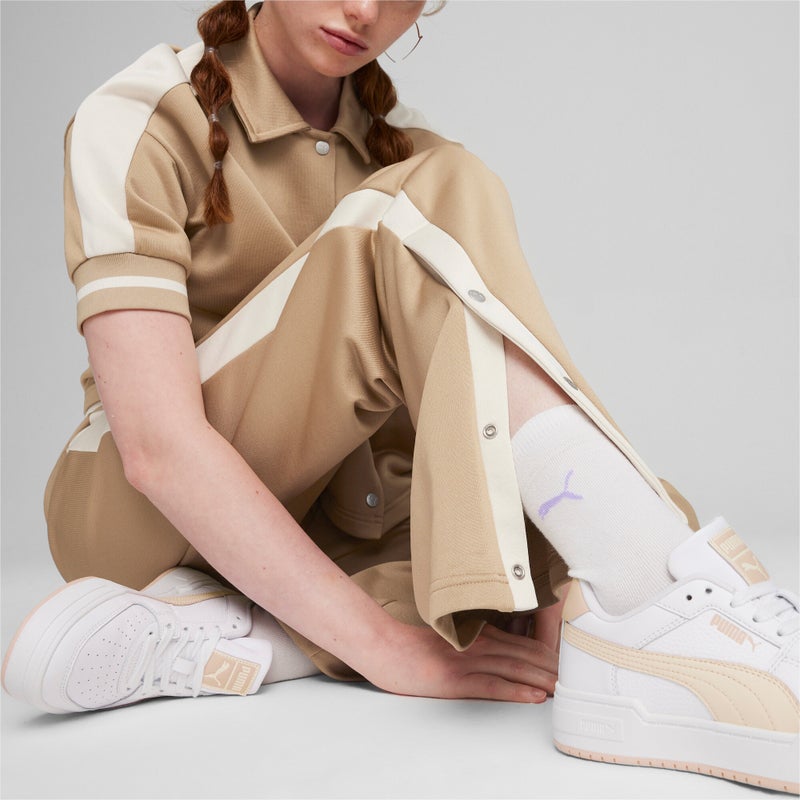 PUMA T7 Womens Beige Track Pants - Image 2