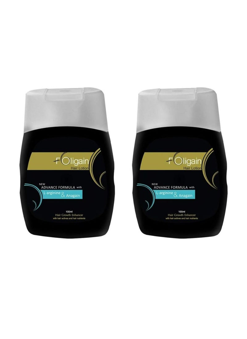 FOLIGAIN - Hair Growth Lotion 100 ml, pack of 2 - Image 1