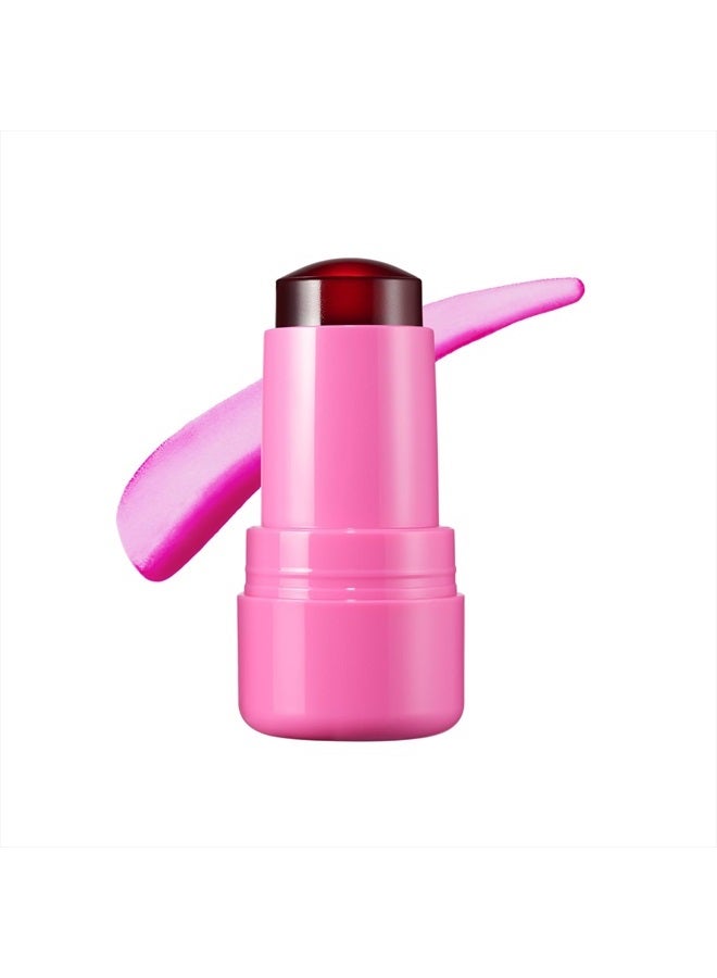 MILK MAKEUP Cooling Water Jelly Tint, Burst (Poppy Pink) - 0.17 oz - Sheer Lip & Cheek Stain - Buildable Watercolor Finish - 1,000+ Swipes Per Stick - Vegan, Cruelty Free - Image 1