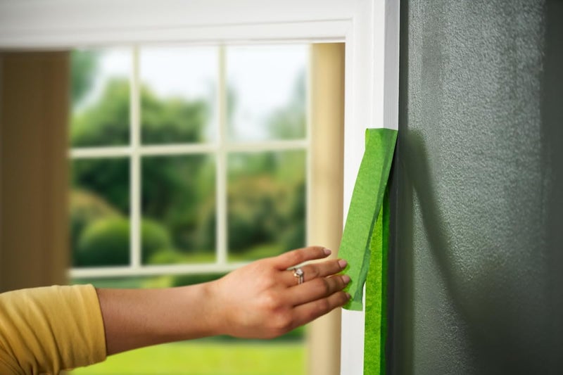 FrogTape MultiSurface Painters Tape with PAINTBLOCK 15 Inch Wide 141 In x 60 Yds Medium Adhesion Green 4 Rolls 240660 - Image 3