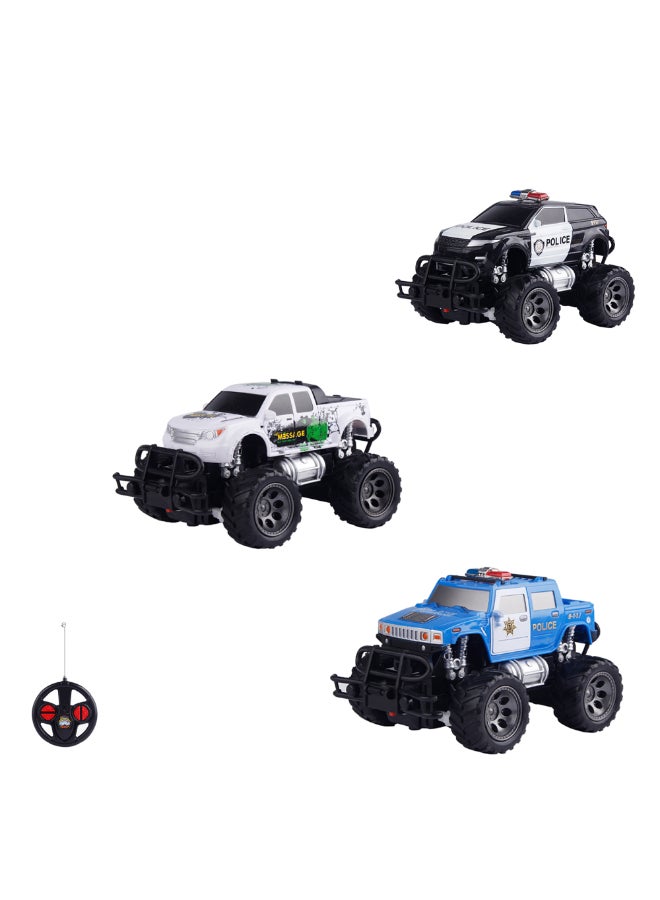 HST Jeep Winner Track 1:24 RC Car – Steering Wheel Remote Control Yellow - Image 3