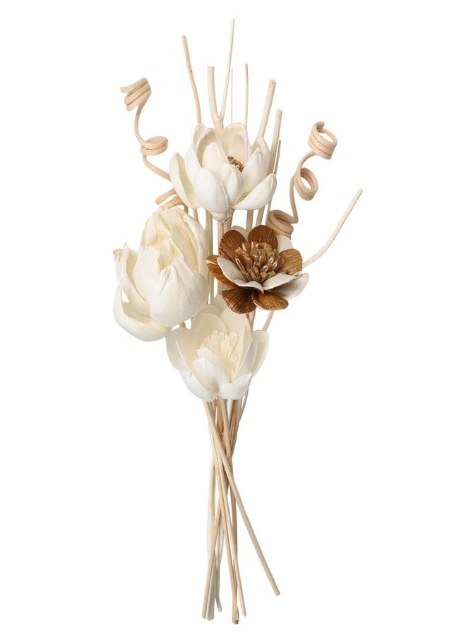 MAOBUYOU Reed Diffuser Sticks Set of 12, Natural Paper Material, Flower Diffusers for Home Bathroom and Bedroom Decor - Image 1