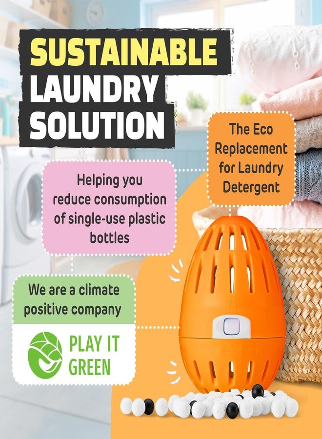 Ecoegg Laundry Egg | Detergent & Fabric Conditioner Replacement | Non bio, no enzymes, phosphates, bleach (Orange Blossom) - Image 3