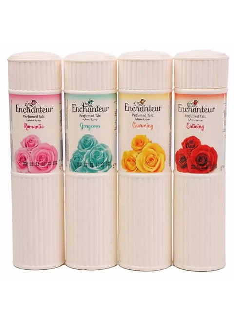 Enchanteur Perfumed Talc Assorted Pack- 4X250gms Pack