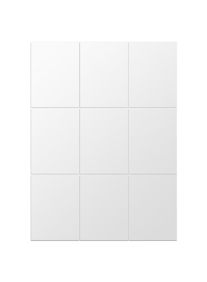 25pcs DIY Square Mirror Wall Stickers   15cm Self adhesive Tiles 3D Mirror Decor for DIY Acryli - Image 1