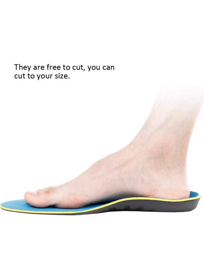 silvercnc Shoe Inserts EVA Soft Comfortable Elastic Massage Insoles Sneaker Cushion for Men Women(L)  - Image 2