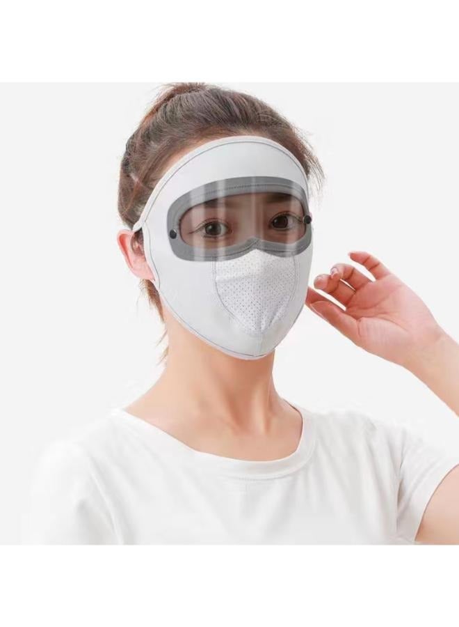 Double Lens Adjustable Eye Protection Sunscreen Mask Full Face Cover - Image 1