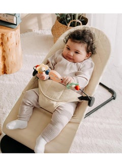 iMissiu Portable Newborn Baby Balance Chair, Baby Bouncer, Bouncer Seat for Babies, Portable Rocker with Mesh Fabric Babies Soothing Vibrations, 0-6 Months  - Image 4