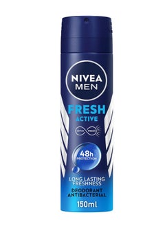 Nivea Nivea deodorant spray fresh active for men 150 ml  - Image 1