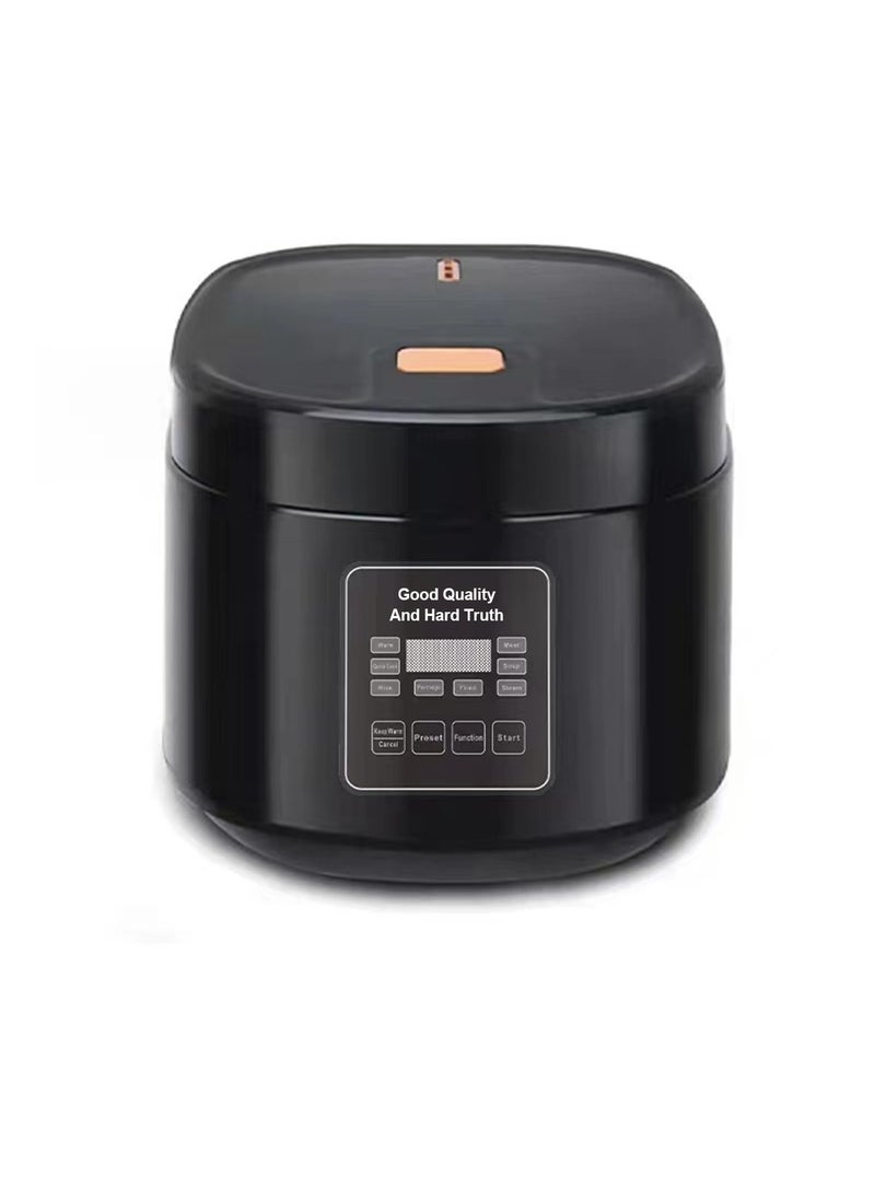 SILVER CREST - 5 Liters - Electric Rice Cooker, 8 In 1 Instant Programmable, 700 Watts, 12 Smart Programs TK-108 Black - Image 1