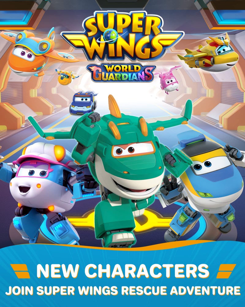 Super Wings 5 in Transformable Toys Tino, Transforming Airplane Robot for Boys and Girls, Action Figures Dinosaur Toy for Kids Age 3 4 5 6 7 8 9+ - Image 2