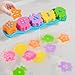 AMCHSURI Bath Toys for Kids Ages 13 Mold Free Bath Toys for 1 Year Old Educational Color and Shape Sorting Stacking Toys with 20 Floating Pieces and Mesh Bag Early Learning Toddler Baby Tub Toys - Image 2