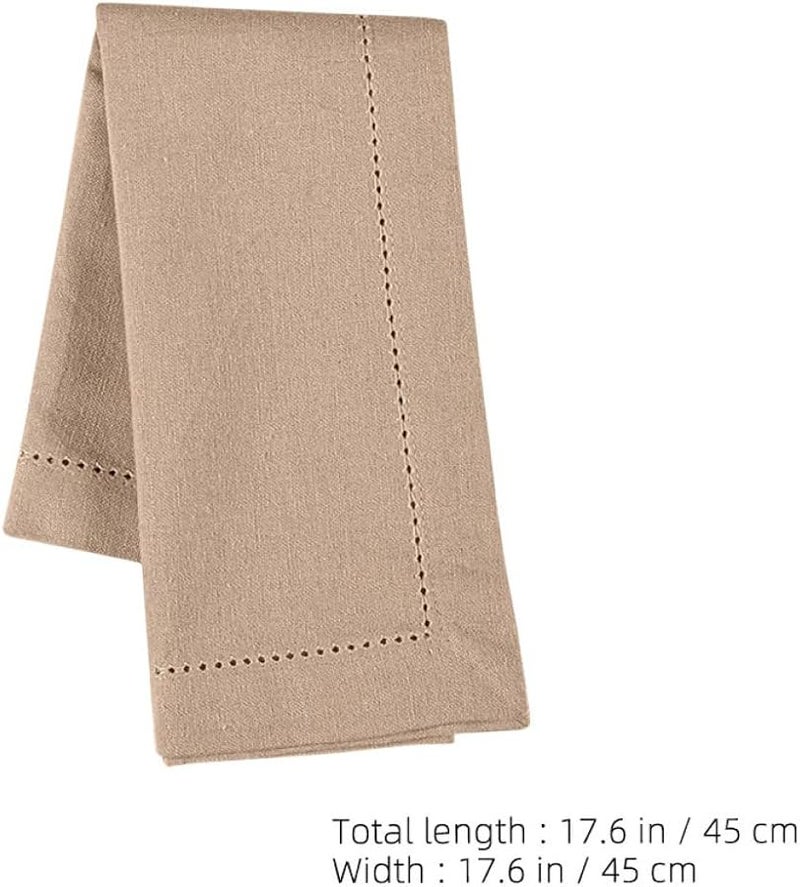 أونومور مناديل العشاء القماشية القابلة لإعادة الاستخدام، سجادات طاولة ناعمة وأنيقة لحفلات الزفاف والفعاليات والمنزل واستخدام المطاعم - Image 3