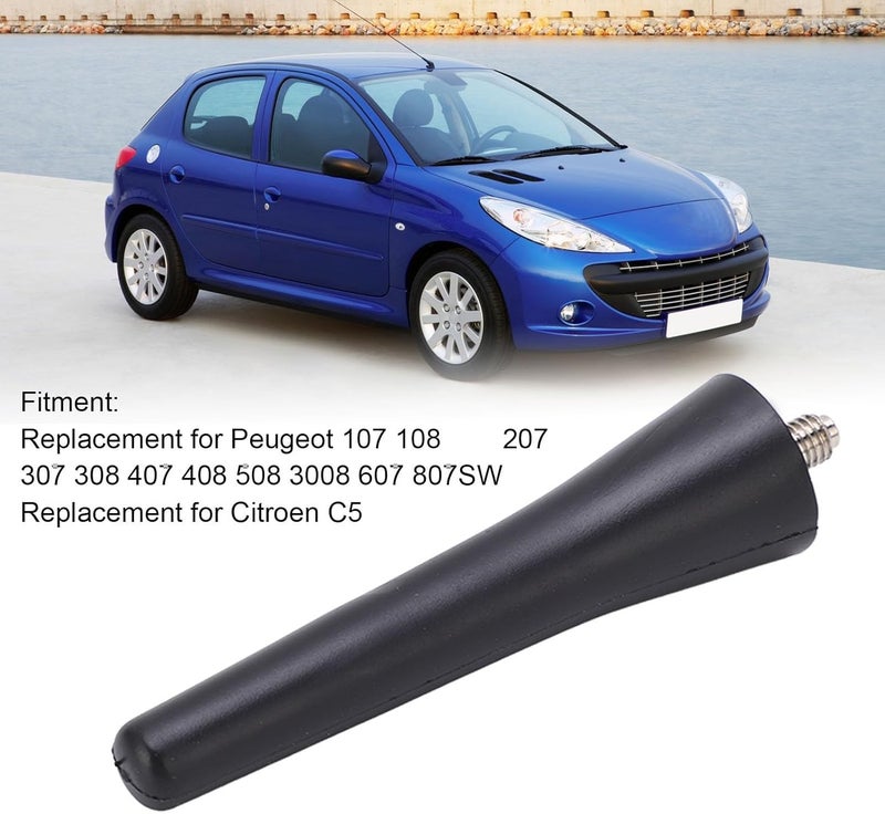 Car Short Antenna Mast 6561N3 ABS Plastic 6.7CM Length Replacement for & Vehicles - Durable, Easy to Install, OEM Fit for 107 108 207 307 308 407 508 3008 607 - Image 2