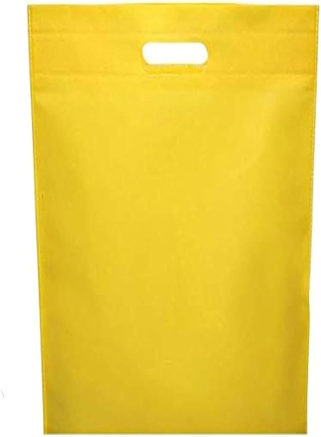 Generic Polyester Fabric Bag (Yellow, 15cm in 21cm) 