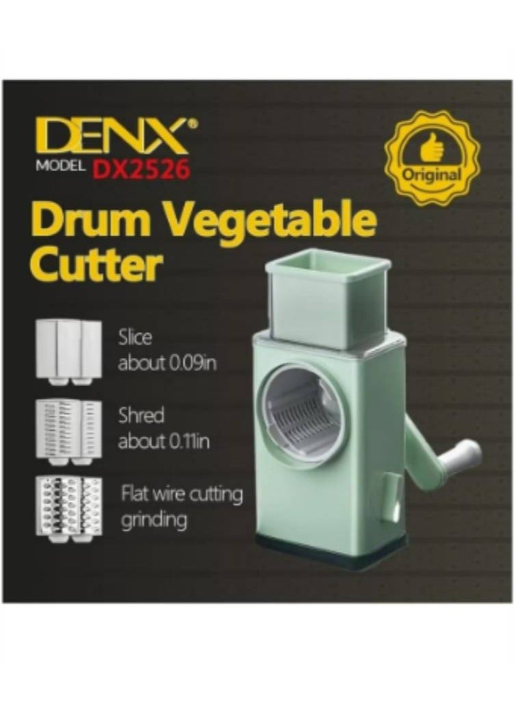 Denx Multifunctional Vegetable Slicer, Manual Potato and Vegetable Slicer, Cheese Grater, Shredder, Shredder Ideal for professional and home use  - Image 4