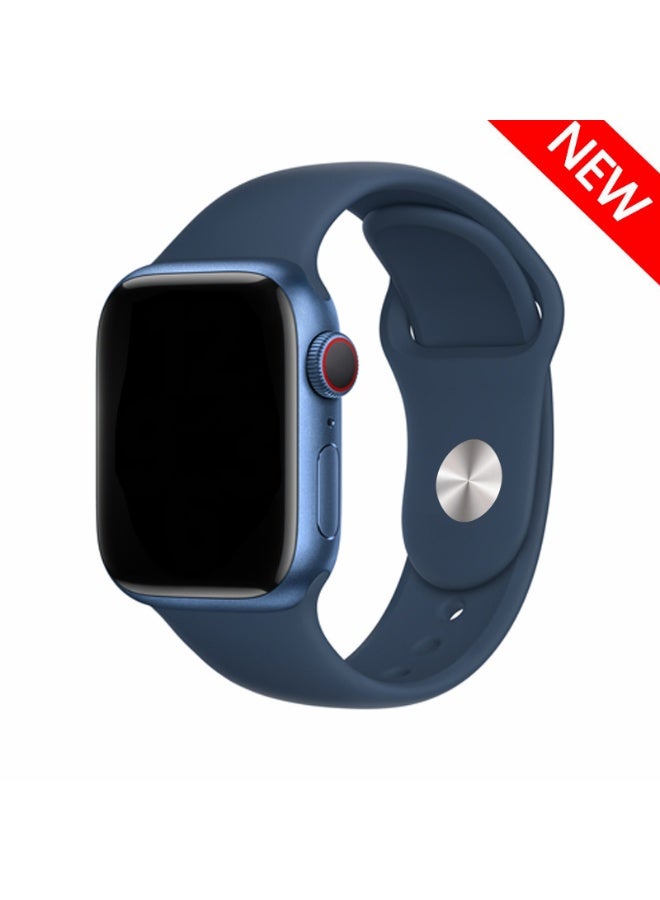 Soft Silicone Sport Strap For Apple Watch Series 11 42mm/Series 11 42mm 40mm 41mm women/men  Waterproof Wristband for iWatch Series 11/10/9/8/7/6/5/4/3/2/1/SE/Ultra3 Smartwatch Accessories - Image 1