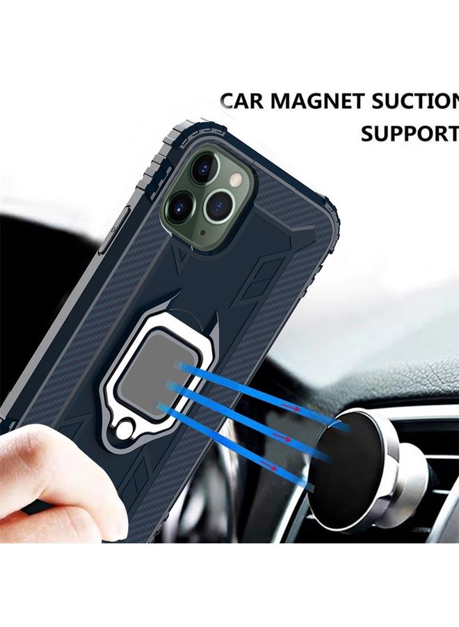 Zaboon Case For iPhone 11 Pro Max Carbon Fiber Protective Case with 360 Degree Rotating Ring Holder - Image 4